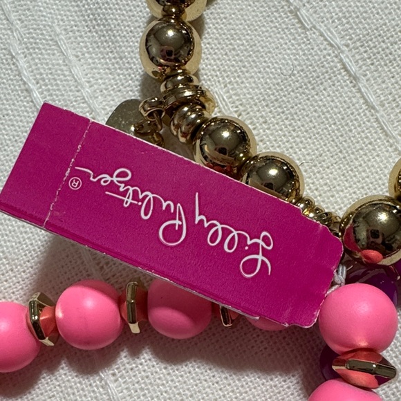 Lilly Pulitzer Pink and Purple Bracelet Set - Picture 2 of 6